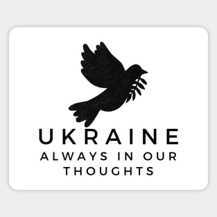 Ukraine Always in Our Thoughts Magnet